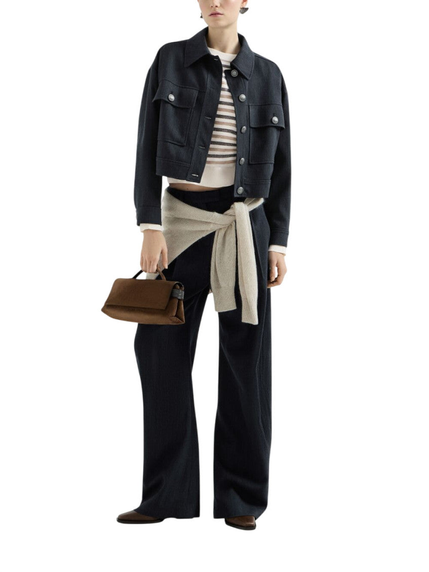 Black Tailored Pleated Pants 5