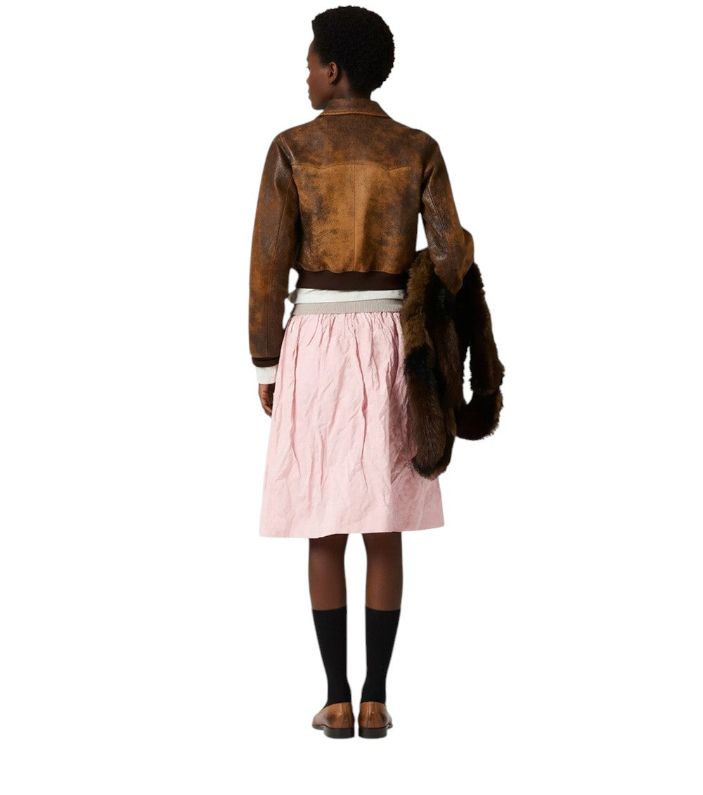 Pink Above Knee Skirt 2