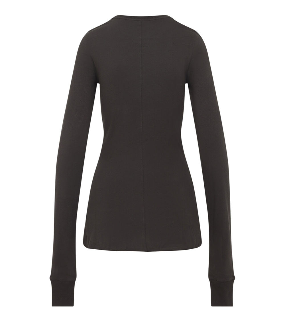 Dark Brown Crew Neck Sweater 2