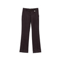 Dark Brown Tailored Flat Front Pant 1