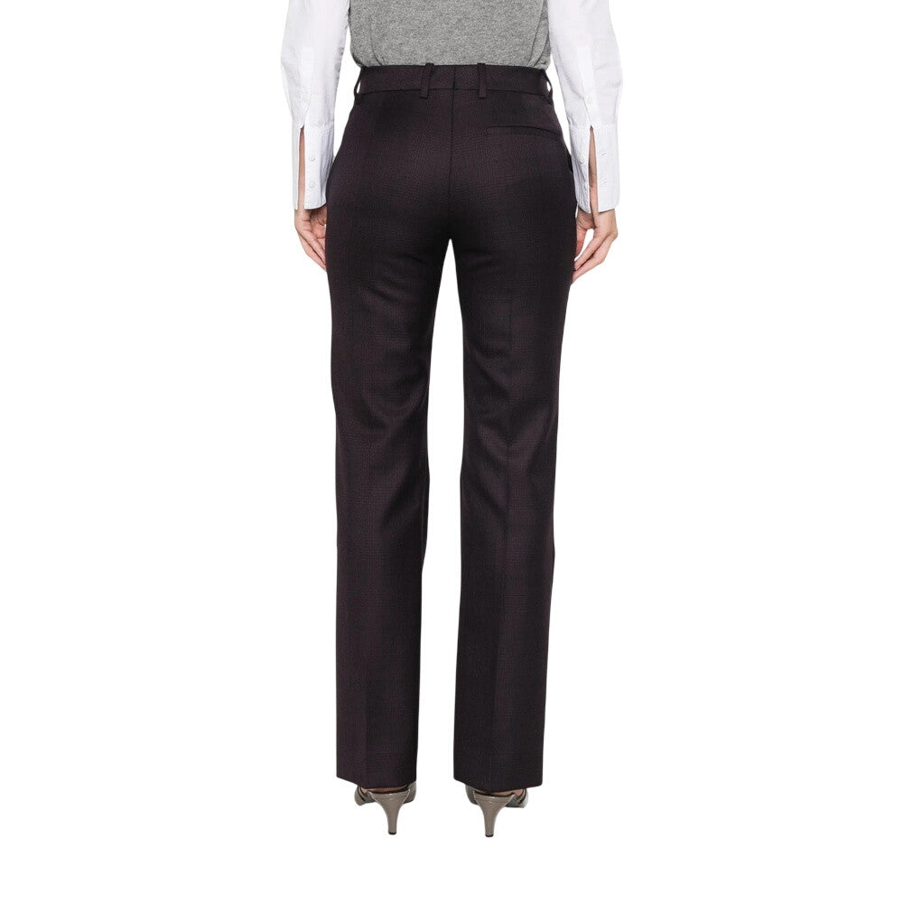 Dark Brown Tailored Flat Front Pant 2