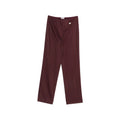 Red Flat Front Pants 1