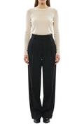 Black Flat Front Pants 1