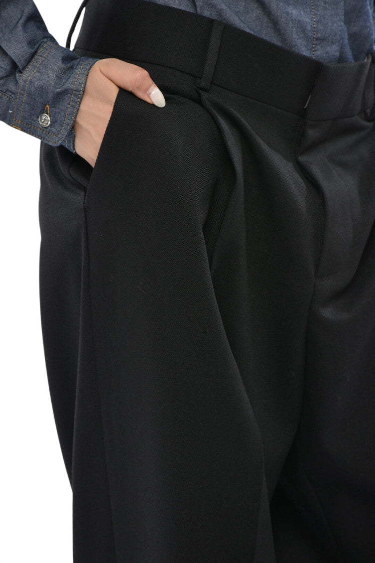 Black Flat Front Pants 3