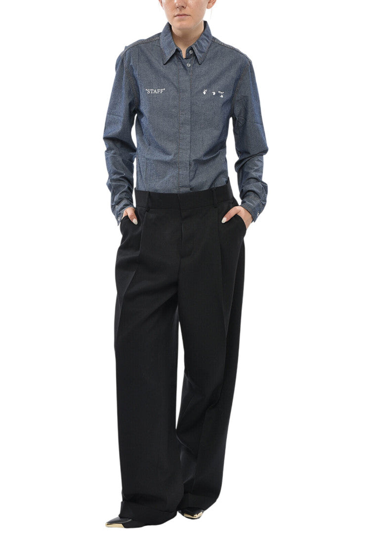 Black Flat Front Pants 4