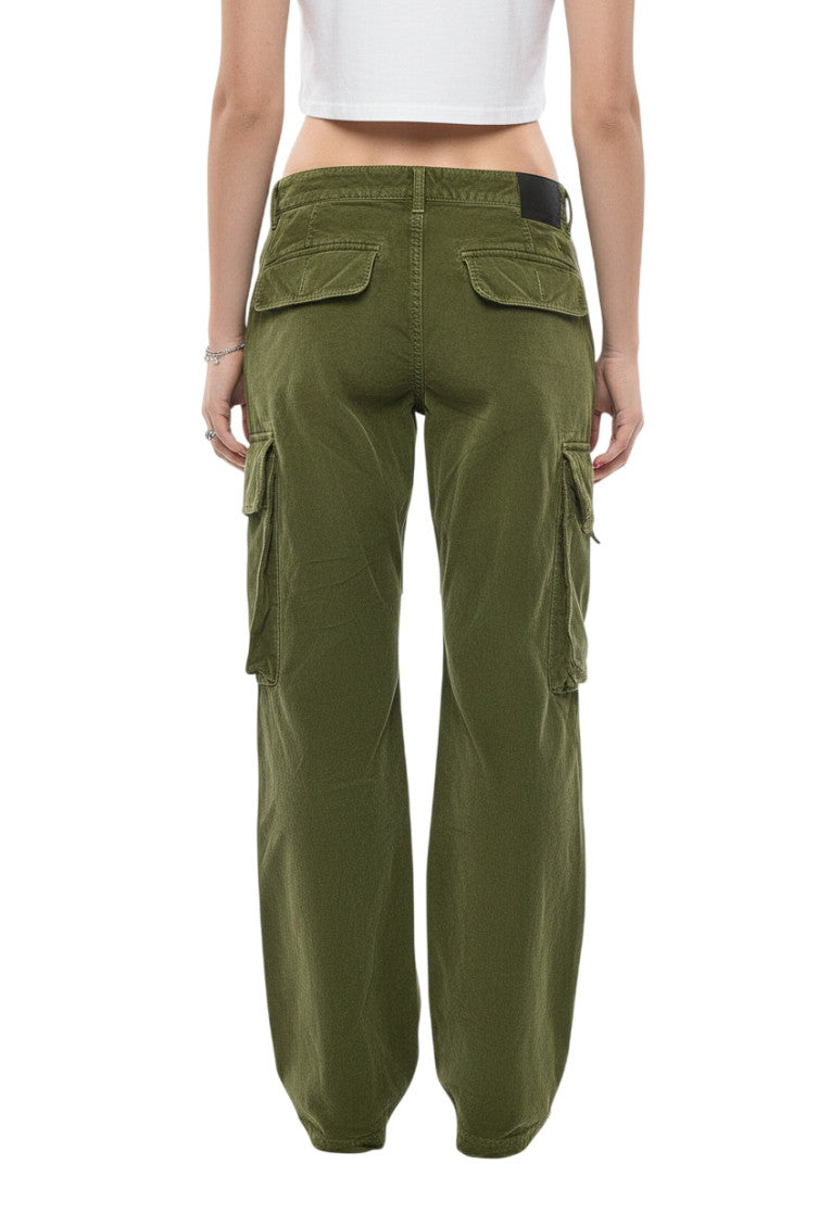 Green Loose Cargos Pants 2