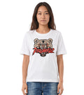 White Graphic Crew Neck T-Shirt 1