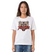 White Graphic Crew Neck T-Shirt 1