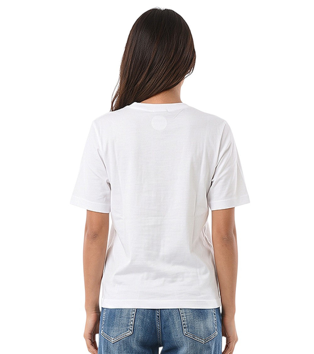 White Graphic Crew Neck T-Shirt 2