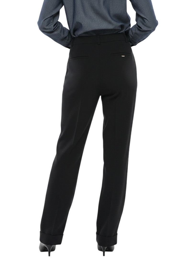 Black Flat Front Pant 2