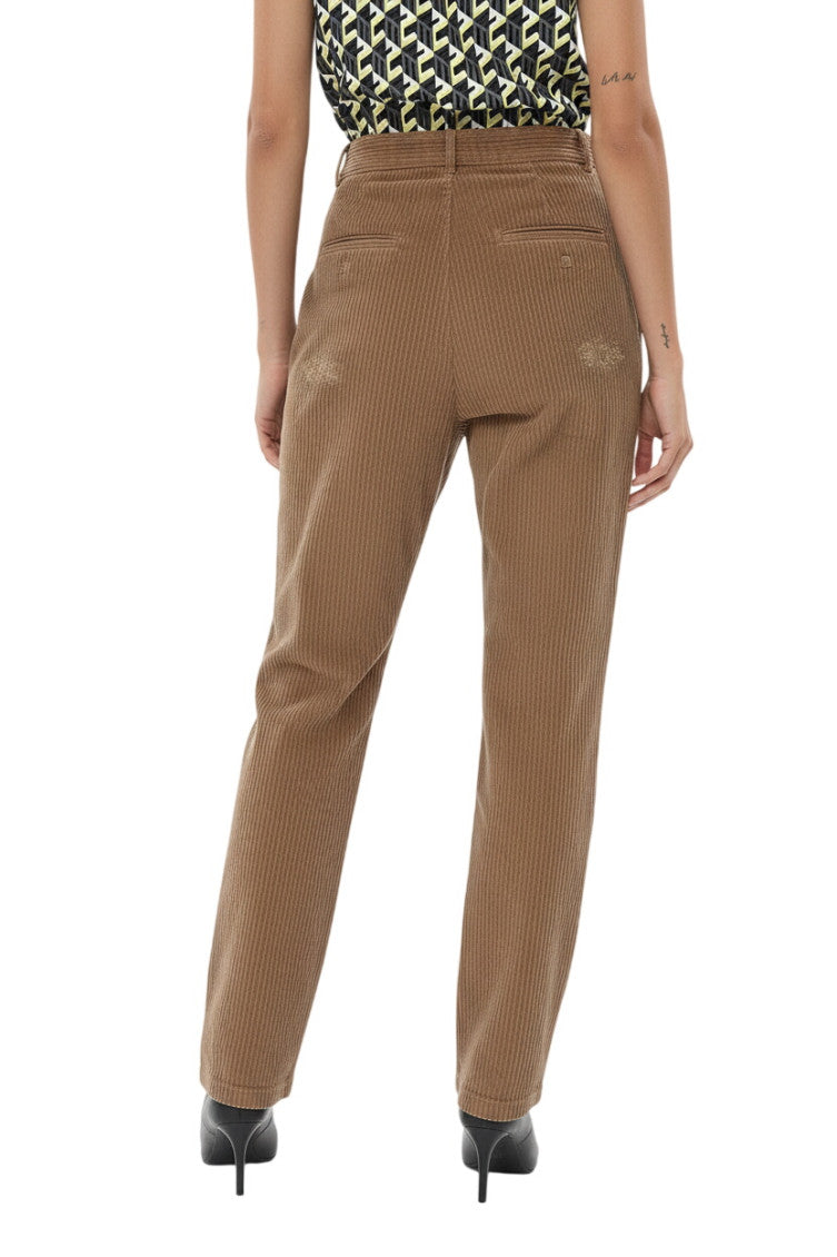 Brown Flat Front Pants 2