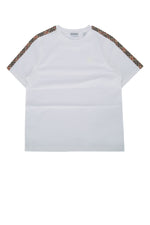 Kids White Cotton T-Shirt 1