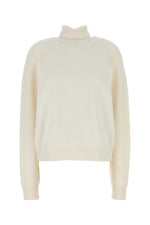 White Wool Blend Sweater 1