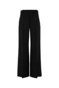 Black Wool Blend Wide-leg Pant 1