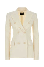 Ivory stretch gabardine blazer  1