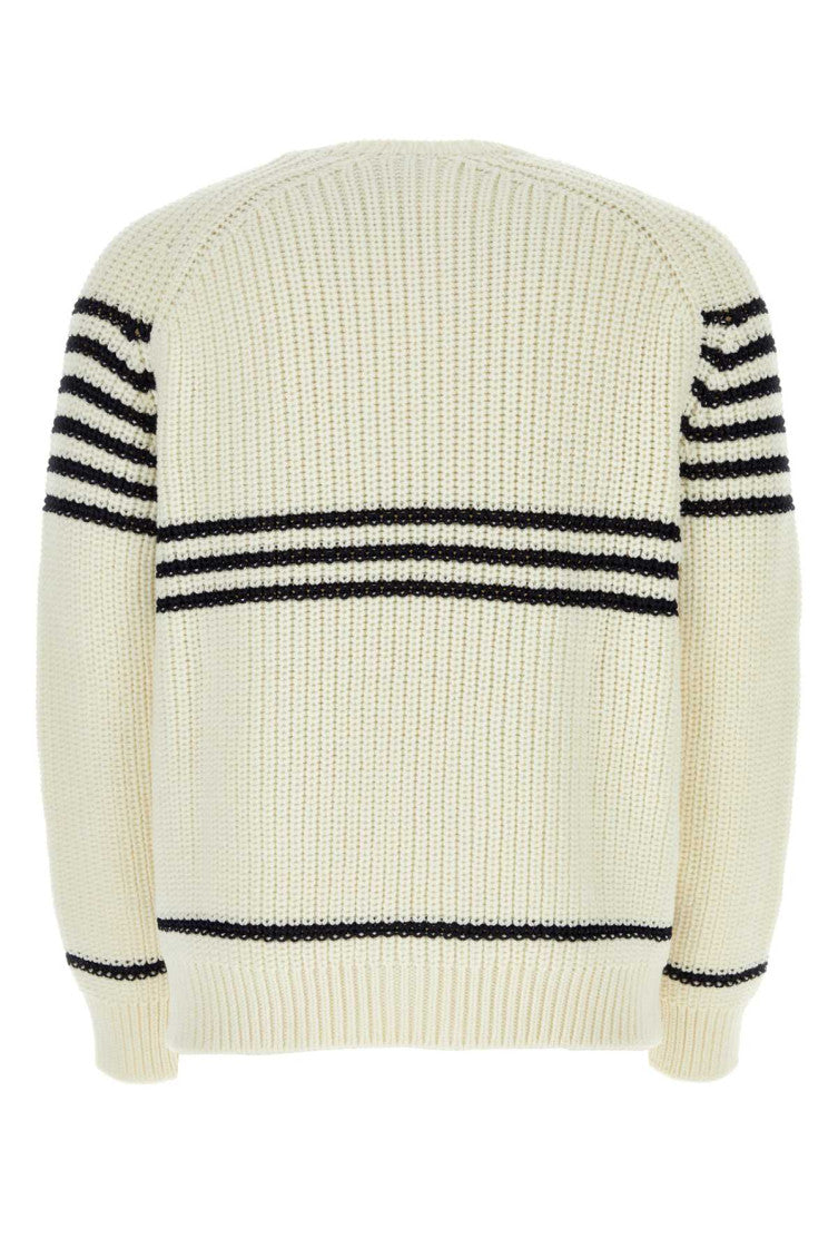 Ivory wool blend sweater 2