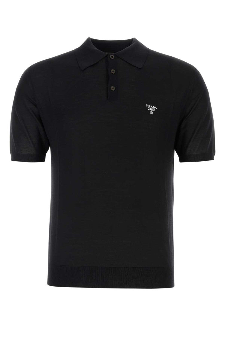 Black Logo Polo Shirt 1