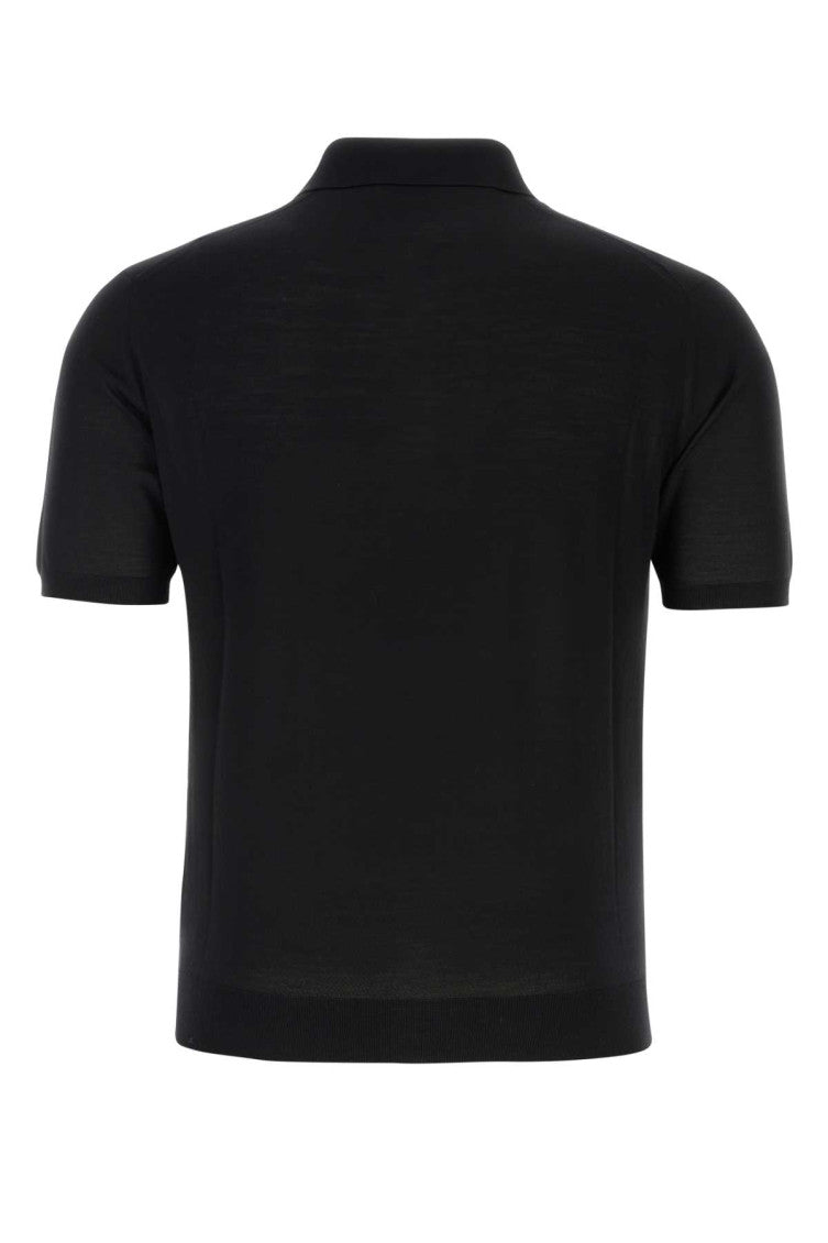 Black Logo Polo Shirt 2