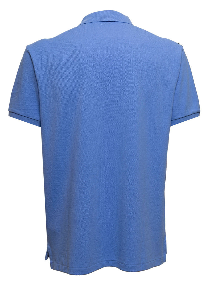 Blue Pony Embroidery Polo Shirt 2