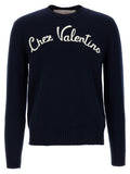 Blue 'Chez Valentino' Sweater 1