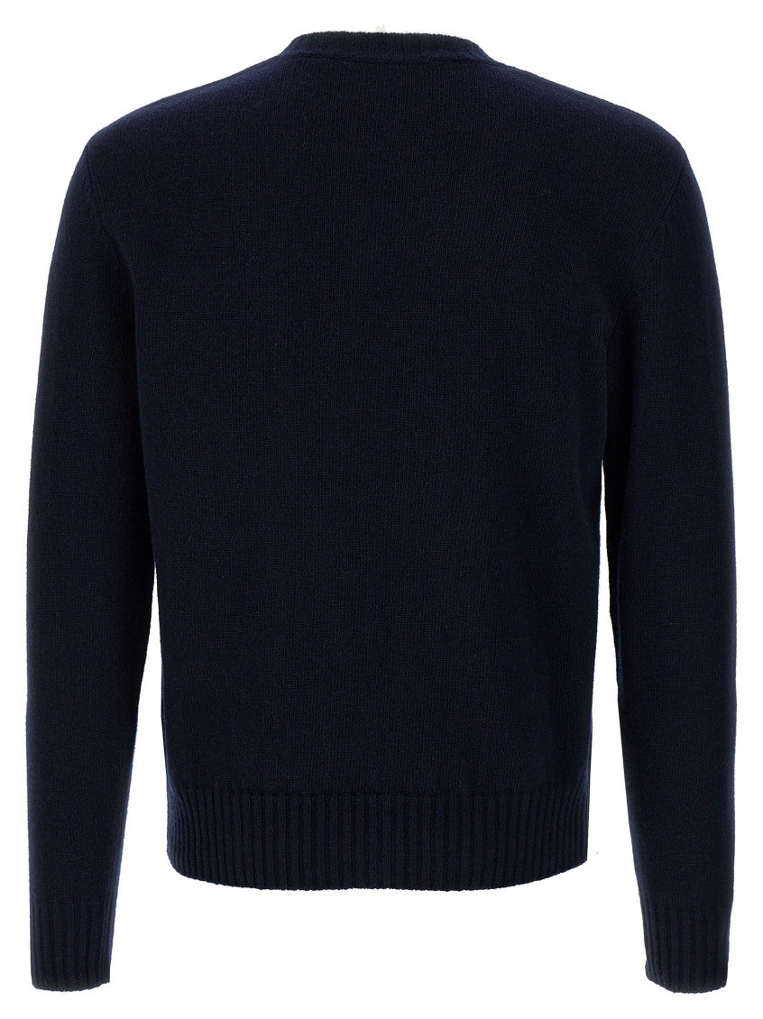 Blue 'Chez Valentino' Sweater 2