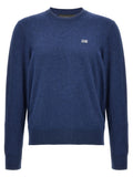 Blue 'Crewneck' sweater 1