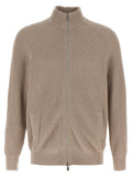 Beige Zip cardigan 1