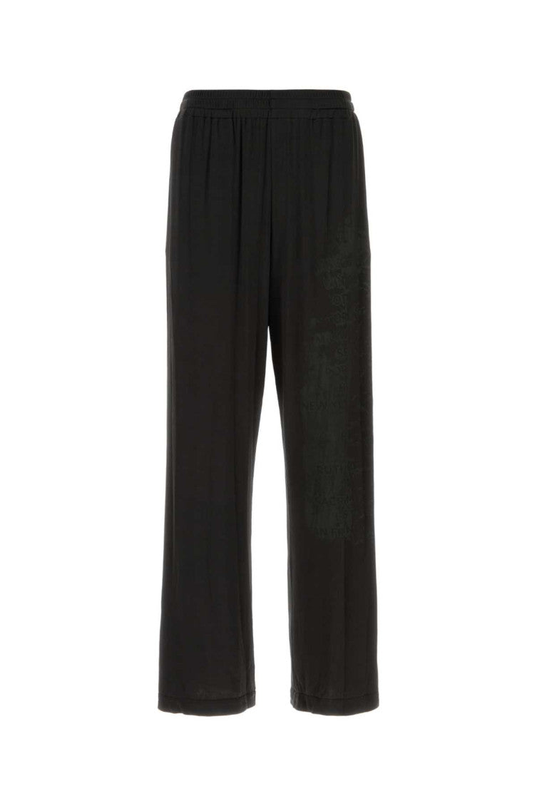 Black stretch acetate P-Jester pant  1