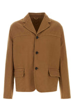 Biscuit cotton blazer 1