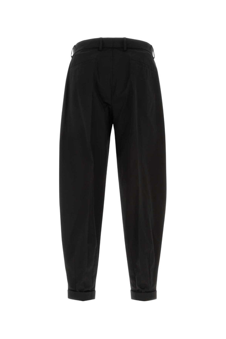 Black stretch gabardine pant 2