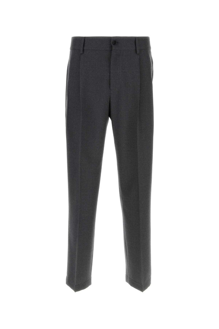 Dark grey wool blend pant  1