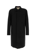 Black wool coat 1