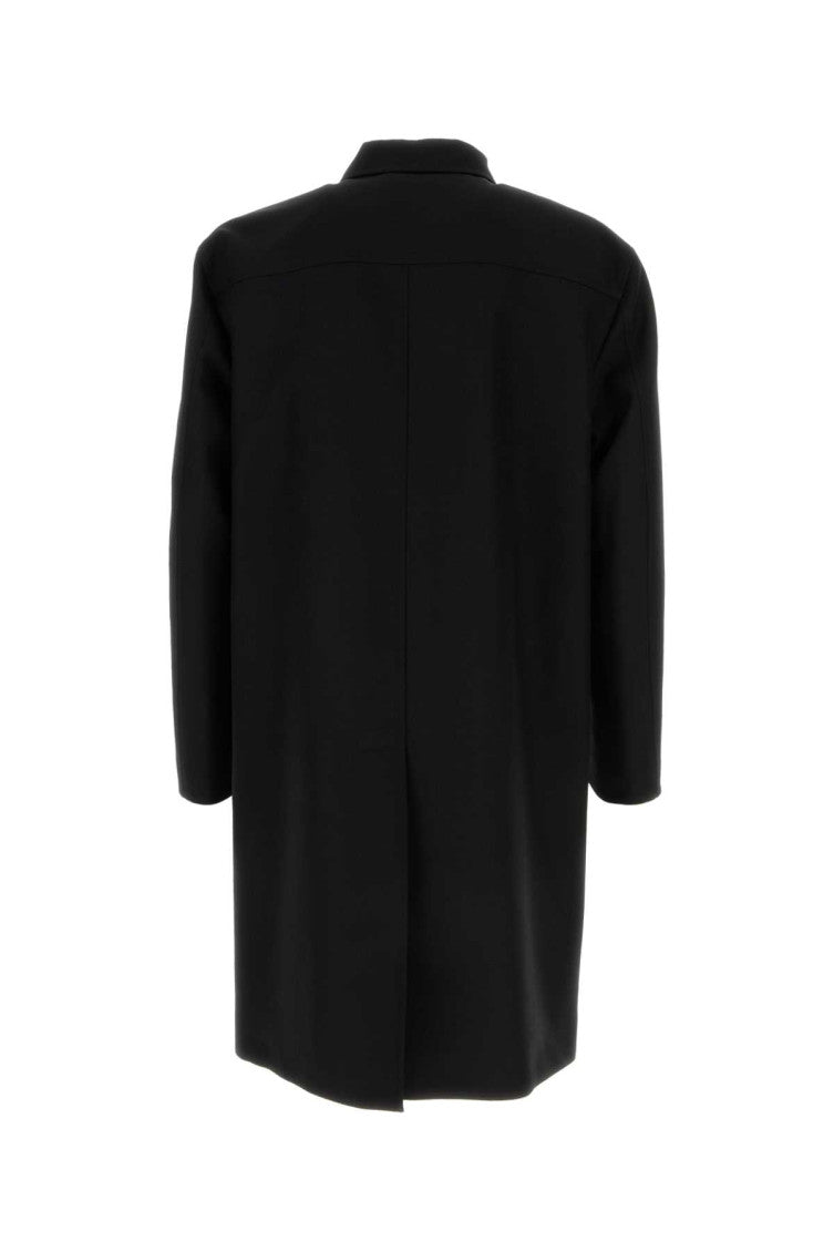 Black wool coat 2