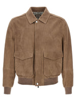 Brown 'Aviatore' jacket 1