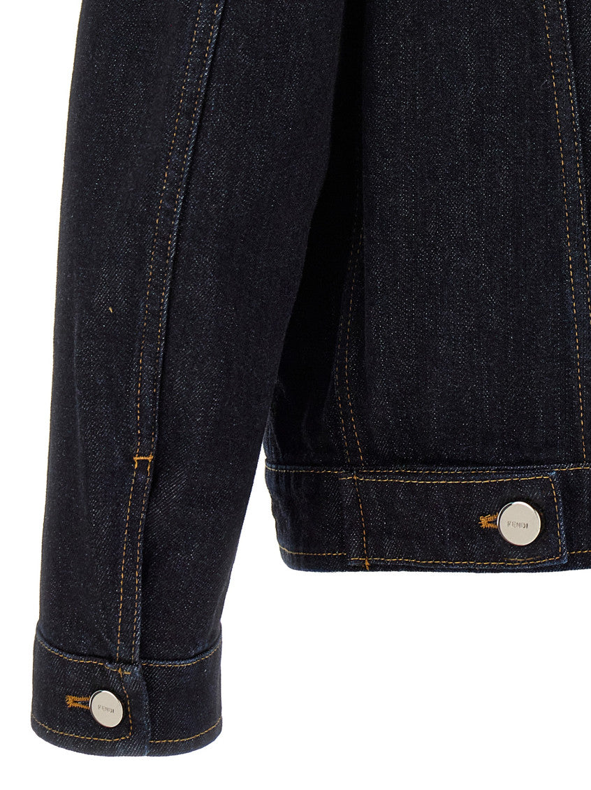 Blue Fendi Crest jacket 4