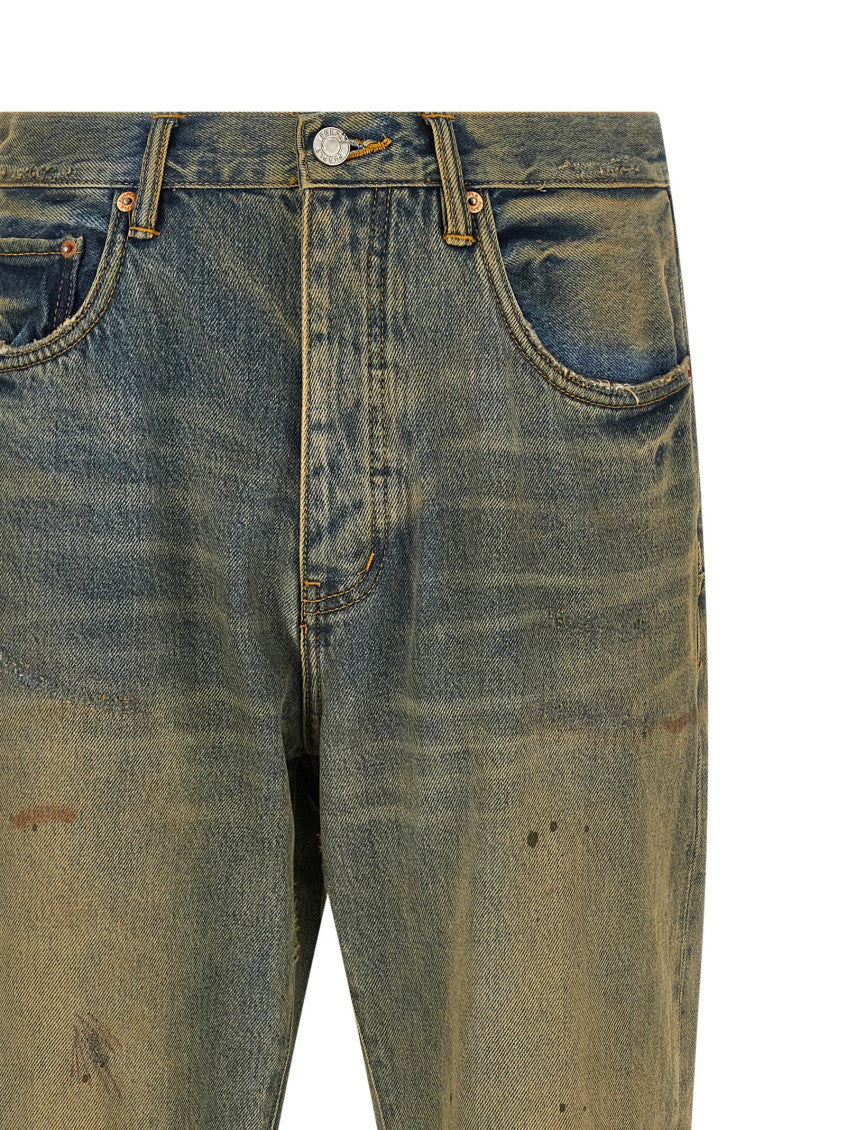 Yellow Denim Jeans 3