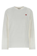 White Crew Neck Logo T-Shirt 1