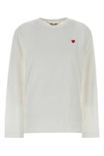 White Crew Neck Logo T-Shirt 1