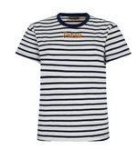 Black Crew Neck Stripes T-Shirt 1