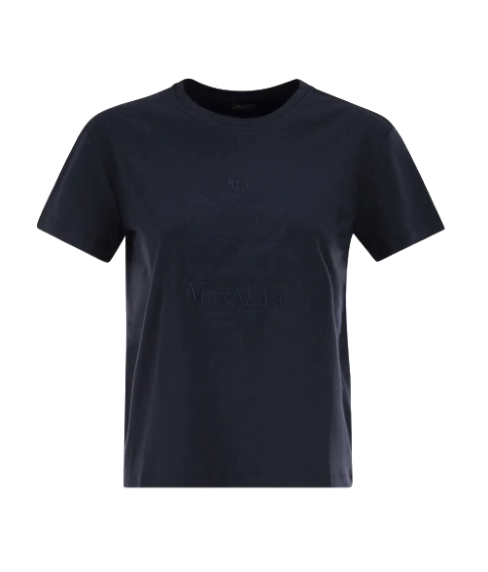 Navy Blue Crew Neck T-Shirt 1