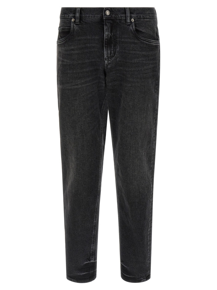 Black Logo Jeans 1