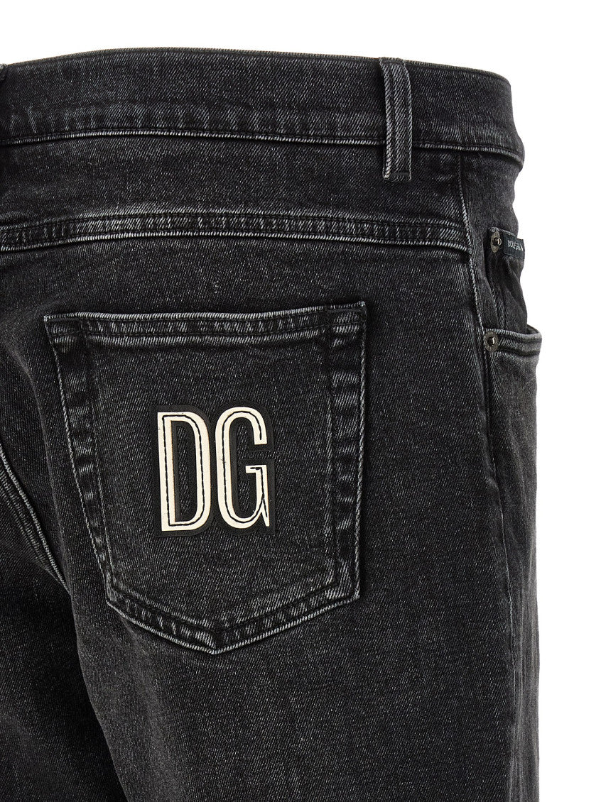 Black Logo Jeans 4