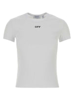 White Crew Neck Logo T-Shirt 1