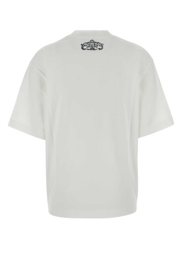 White Crew Neck T-Shirt 2