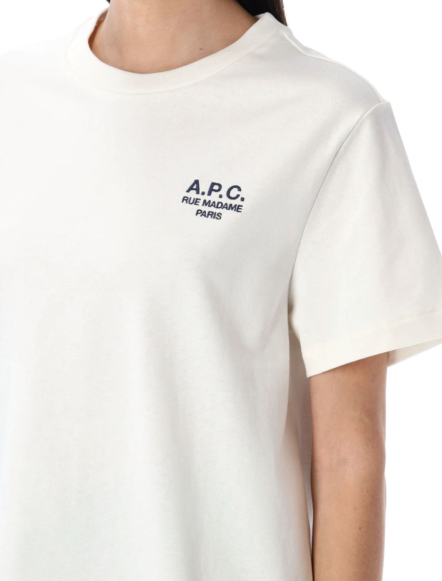 White Logo Crewneck T-Shirt 3