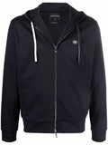 Navy Blue Hood Sweatshirt 1