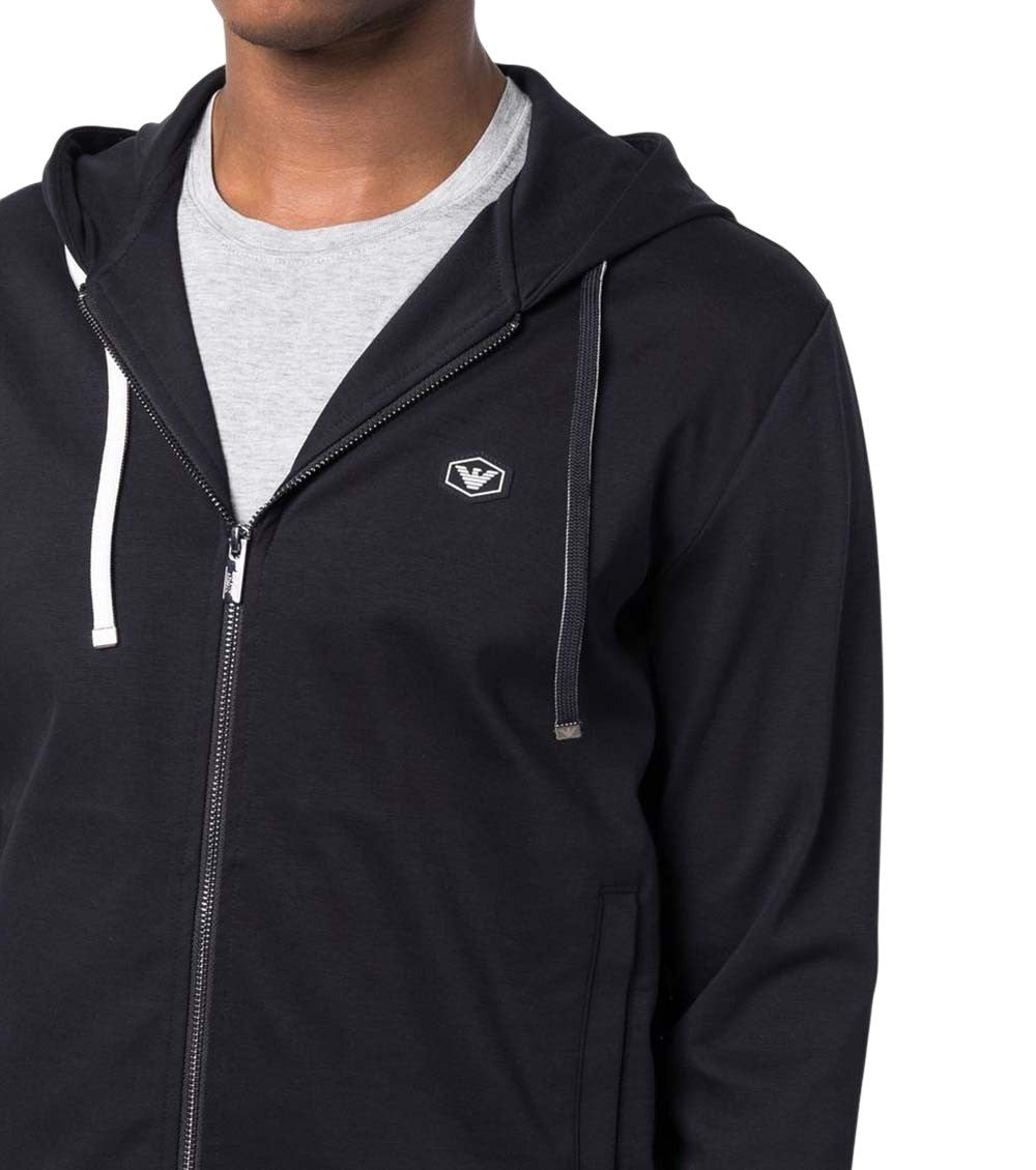 Navy Blue Hood Sweatshirt 5