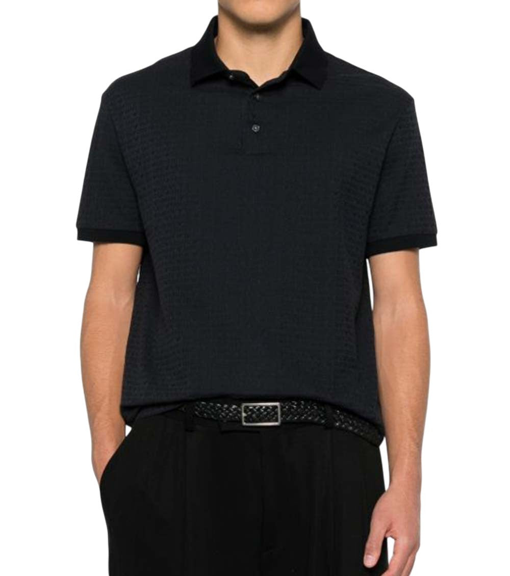 Black Short Sleeves Polo 2