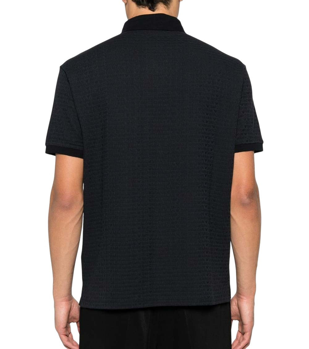 Black Short Sleeves Polo 3