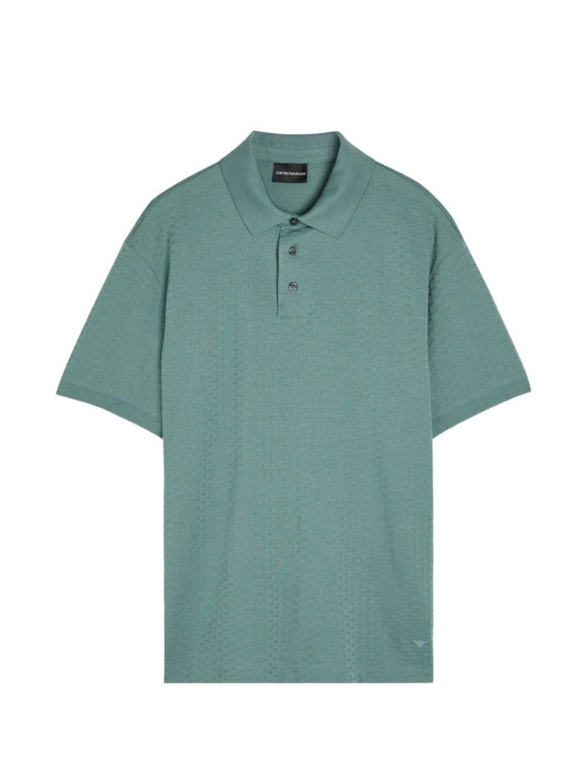 Green Shirt Collar Polo 1